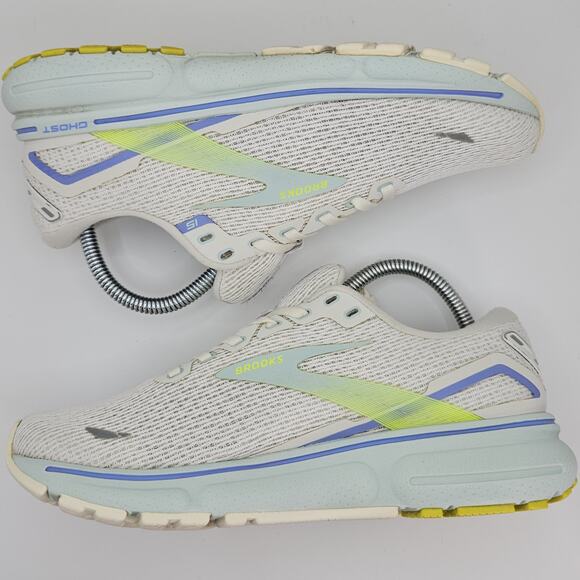 Brooks Ghost 15 Coconut Skylight Nightlife Womens 8 Medium B Running Shoes - Picture 10 of 12